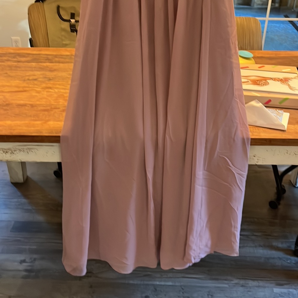 David’s Bridal Mauve Size 12 Mauve Floor Length B… - image 4